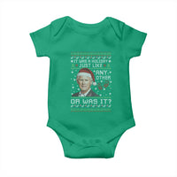 True Crime Christmas Keith Baby Onesie Funny It Was A Holiday Just Like Any Other Or Was It Bloody Hand - Wonder Print Shop