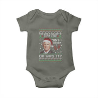 True Crime Christmas Keith Baby Onesie Funny It Was A Holiday Just Like Any Other Or Was It Bloody Hand - Wonder Print Shop