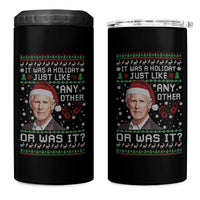 True Crime Christmas Keith 4 in 1 Can Cooler Tumbler Funny It Was A Holiday Just Like Any Other Or Was It Bloody Hand - Wonder Print Shop
