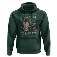 True Crime Christmas Keith Hoodie Funny It Was A Holiday Just Like Any Other Or Was It Bloody Hand - Wonder Print Shop