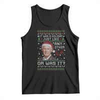 True Crime Christmas Keith Tank Top Funny It Was A Holiday Just Like Any Other Or Was It Bloody Hand - Wonder Print Shop