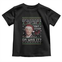 True Crime Christmas Keith Toddler T Shirt Funny It Was A Holiday Just Like Any Other Or Was It Bloody Hand - Wonder Print Shop