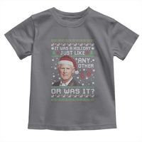 True Crime Christmas Keith Toddler T Shirt Funny It Was A Holiday Just Like Any Other Or Was It Bloody Hand - Wonder Print Shop