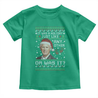 True Crime Christmas Keith Toddler T Shirt Funny It Was A Holiday Just Like Any Other Or Was It Bloody Hand - Wonder Print Shop