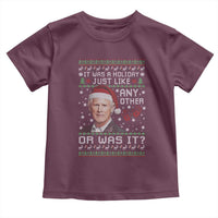 True Crime Christmas Keith Toddler T Shirt Funny It Was A Holiday Just Like Any Other Or Was It Bloody Hand - Wonder Print Shop
