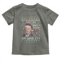 True Crime Christmas Keith Toddler T Shirt Funny It Was A Holiday Just Like Any Other Or Was It Bloody Hand - Wonder Print Shop