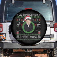 Did Somebody Say Christmas Spare Tire Cover Funny 90s Movie Lloyd Xmas - Wonder Print Shop