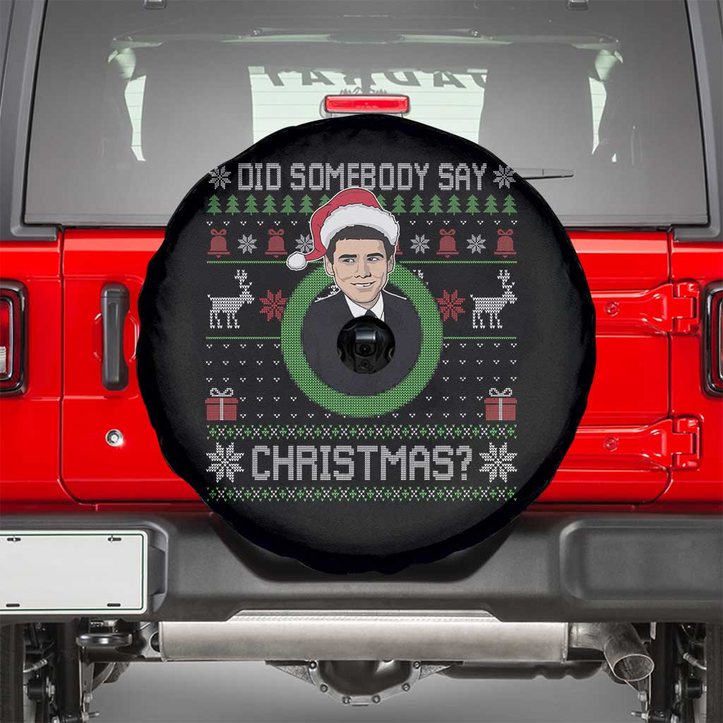 Did Somebody Say Christmas Spare Tire Cover Funny 90s Movie Lloyd Xmas - Wonder Print Shop
