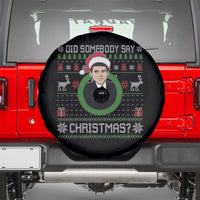 Did Somebody Say Christmas Spare Tire Cover Funny 90s Movie Lloyd Xmas - Wonder Print Shop