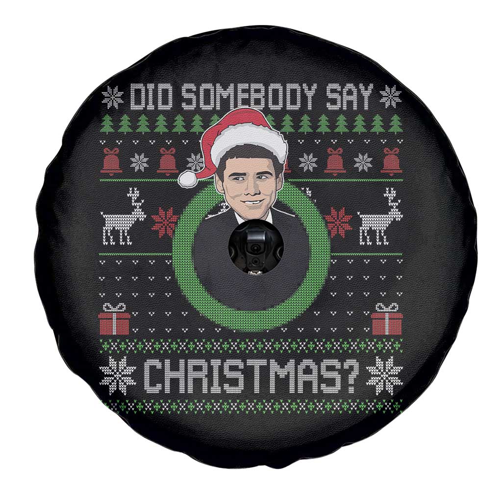 Did Somebody Say Christmas Spare Tire Cover Funny 90s Movie Lloyd Xmas - Wonder Print Shop