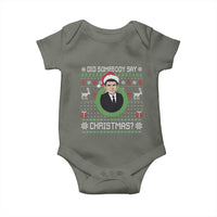 Did Somebody Say Christmas Baby Onesie Funny 90s Movie Lloyd Xmas - Wonder Print Shop
