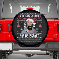 Funny Christmas Jeffrey Dahmer Spare Tire Cover I Eat Guys Like You For Breakfast Serial Killer - Wonder Print Shop