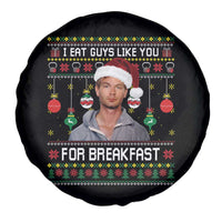 Funny Christmas Jeffrey Dahmer Spare Tire Cover I Eat Guys Like You For Breakfast Serial Killer - Wonder Print Shop