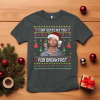 Funny Christmas Jeffrey Dahmer T Shirt I Eat Guys Like You For Breakfast Serial Killer - Wonder Print Shop