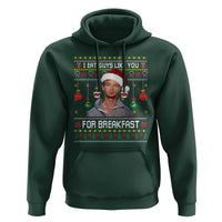Funny Christmas Jeffrey Dahmer Hoodie I Eat Guys Like You For Breakfast Serial Killer - Wonder Print Shop