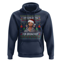 Funny Christmas Jeffrey Dahmer Hoodie I Eat Guys Like You For Breakfast Serial Killer - Wonder Print Shop