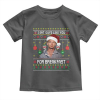 Funny Christmas Jeffrey Dahmer Toddler T Shirt I Eat Guys Like You For Breakfast Serial Killer - Wonder Print Shop