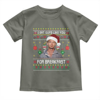 Funny Christmas Jeffrey Dahmer Toddler T Shirt I Eat Guys Like You For Breakfast Serial Killer - Wonder Print Shop