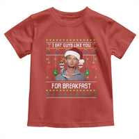 Funny Christmas Jeffrey Dahmer Toddler T Shirt I Eat Guys Like You For Breakfast Serial Killer - Wonder Print Shop