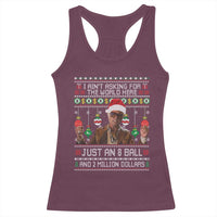 Funny Christmas Billy Meme Racerback Tank Top I Aint Asking For The World Here Just An 8 Ball And 2 Million Dollars - Wonder Print Shop