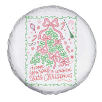 Have Yourself A Wicked Little Christmas Spare Tire Cover Funny Xmas Wizard Princess - Wonder Print Shop