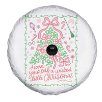 Have Yourself A Wicked Little Christmas Spare Tire Cover Funny Xmas Wizard Princess - Wonder Print Shop