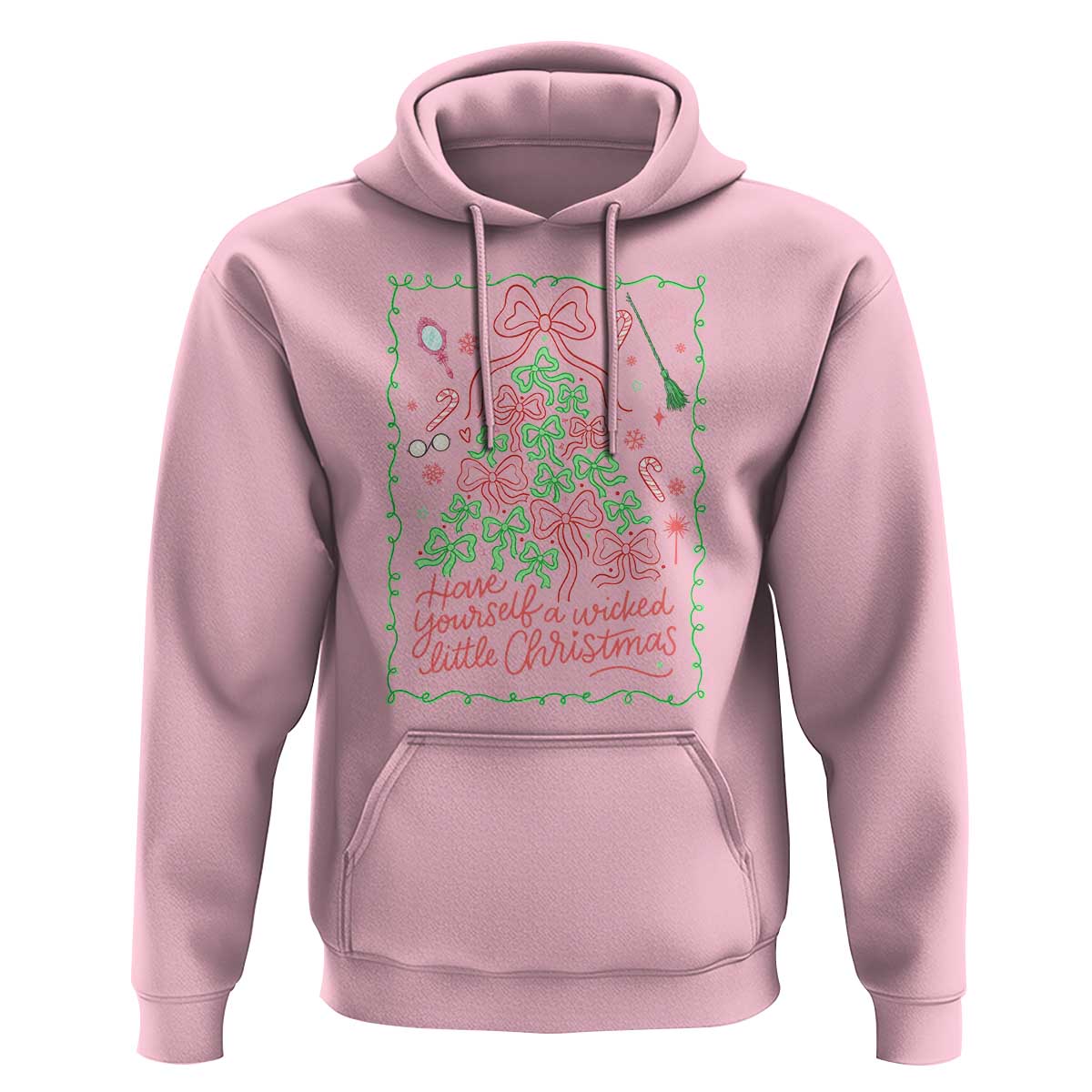 Have Yourself A Wicked Little Christmas Hoodie Funny Xmas Wizard Princess - Wonder Print Shop