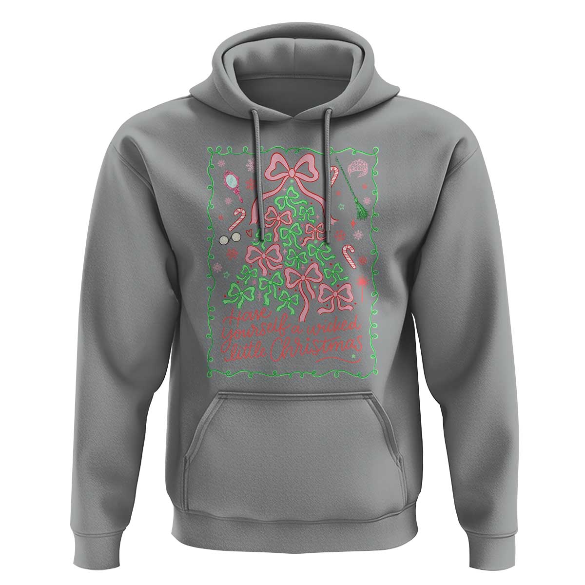 Have Yourself A Wicked Little Christmas Hoodie Funny Xmas Wizard Princess - Wonder Print Shop