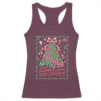 Have Yourself A Wicked Little Christmas Racerback Tank Top Funny Xmas Wizard Princess - Wonder Print Shop
