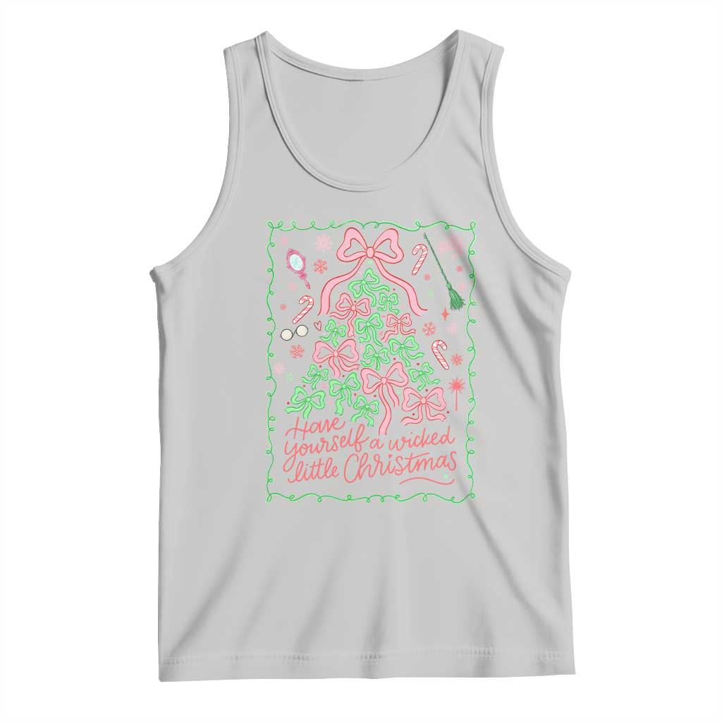 Have Yourself A Wicked Little Christmas Tank Top Funny Xmas Wizard Princess - Wonder Print Shop