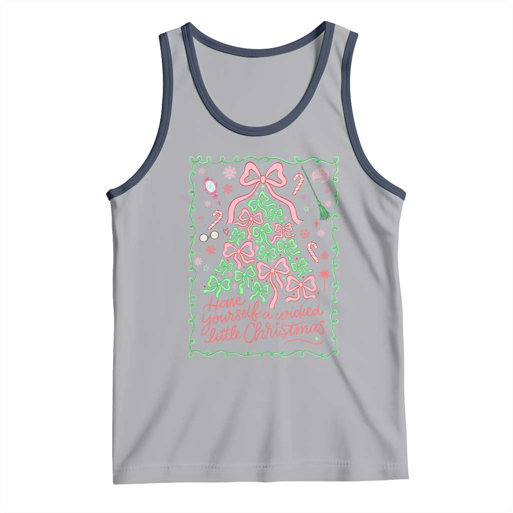 Have Yourself A Wicked Little Christmas Tank Top Funny Xmas Wizard Princess - Wonder Print Shop