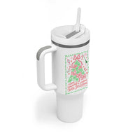 Have Yourself A Wicked Little Christmas Tumbler With Handle Funny Xmas Wizard Princess - Wonder Print Shop