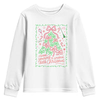 Have Yourself A Wicked Little Christmas Youth Sweatshirt Funny Xmas Wizard Princess - Wonder Print Shop