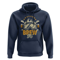 Brewski Skiing Beer Hoodie Funny Skiing Skier Ski Vacation - Wonder Print Shop