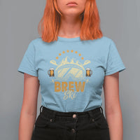 Brewski Skiing Beer T Shirt For Women Funny Skiing Skier Ski Vacation - Wonder Print Shop