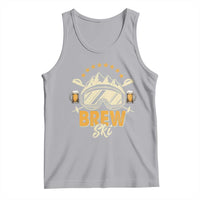Brewski Skiing Beer Tank Top Funny Skiing Skier Ski Vacation - Wonder Print Shop