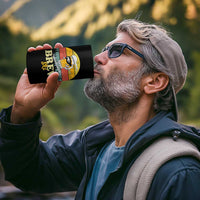 Brewski Skiing Beer 4 in 1 Can Cooler Tumbler Funny Skiing Skier Ski Vacation Retro Sunset - Wonder Print Shop
