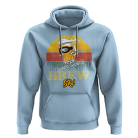 Brewski Skiing Beer Hoodie Funny Skiing Skier Ski Vacation Retro Sunset - Wonder Print Shop
