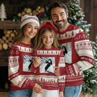 Funny Skiing Nun Graphics Photo Skier Winter Sport Ugly Christmas Sweater - Wonder Print Shop