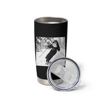Funny Skiing Nun Graphics Photo Skier Winter Sport Tumbler Cup - Wonder Print Shop