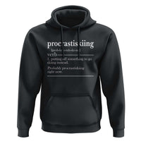 Funny Procrastiskiing Definition Skiing Snow Ski Sports Lover Hoodie - Wonder Print Shop