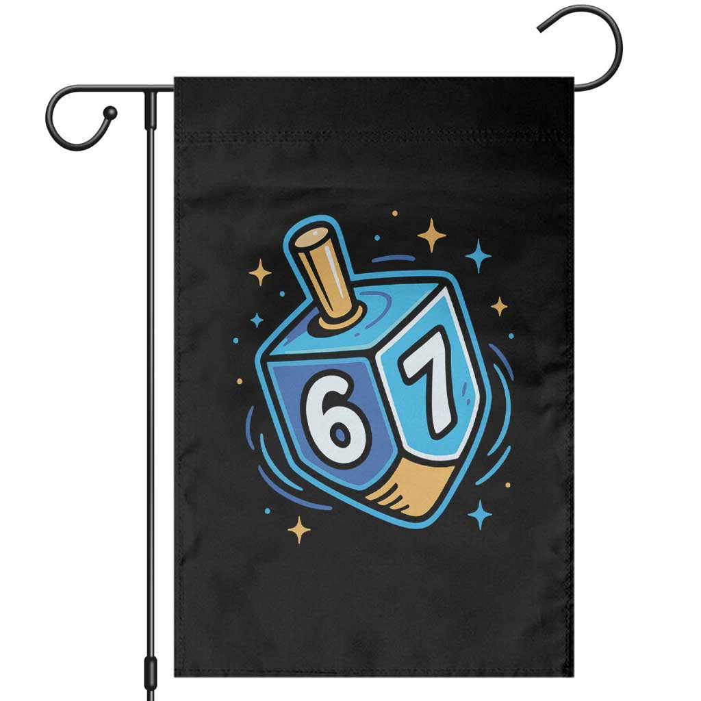 Funny 67 Hanukkah Dreidel Garden Flag Chanukah Star Of David - Wonder Print Shop