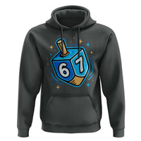 Funny 67 Hanukkah Dreidel Hoodie Chanukah Star Of David - Wonder Print Shop