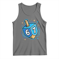 Funny 67 Hanukkah Dreidel Tank Top Chanukah Star Of David - Wonder Print Shop
