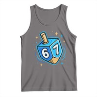 Funny 67 Hanukkah Dreidel Tank Top Chanukah Star Of David - Wonder Print Shop