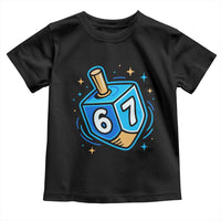 Funny 67 Hanukkah Dreidel Toddler T Shirt Chanukah Star Of David - Wonder Print Shop