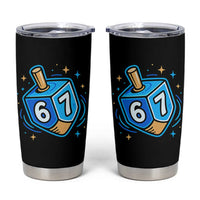Funny 67 Hanukkah Dreidel Tumbler Cup Chanukah Star Of David - Wonder Print Shop