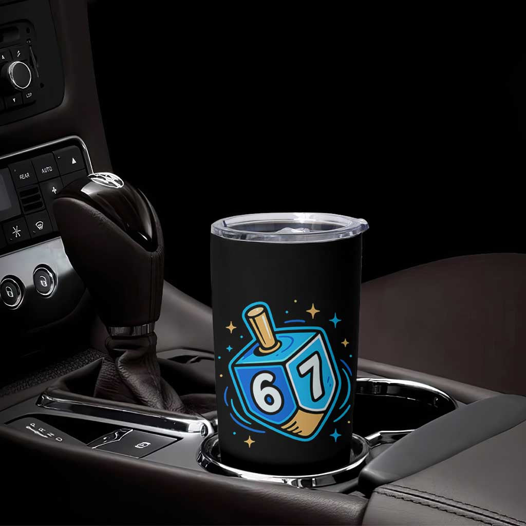 Funny 67 Hanukkah Dreidel Tumbler Cup Chanukah Star Of David - Wonder Print Shop