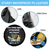 Funny 67 Hanukkah Spare Tire Cover How Many Nights Of Hanukkah Are There Not 6 or 7 - Wonder Print Shop