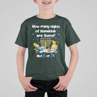 Funny 67 Hanukkah T Shirt For Kid How Many Nights Of Hanukkah Are There Not 6 or 7 - Wonder Print Shop